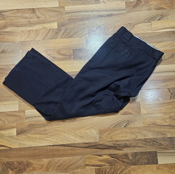 Dickies 874 FLEX Black Pants Men’s 48x30 Workwear Original Fit - Picture 4 of 9